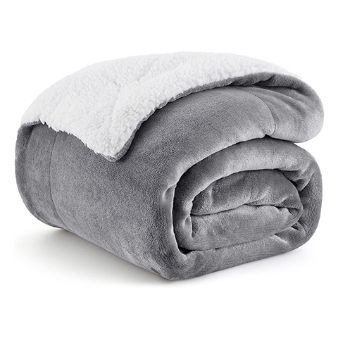 Blanket for Bed - Grey, 50x60 Inches